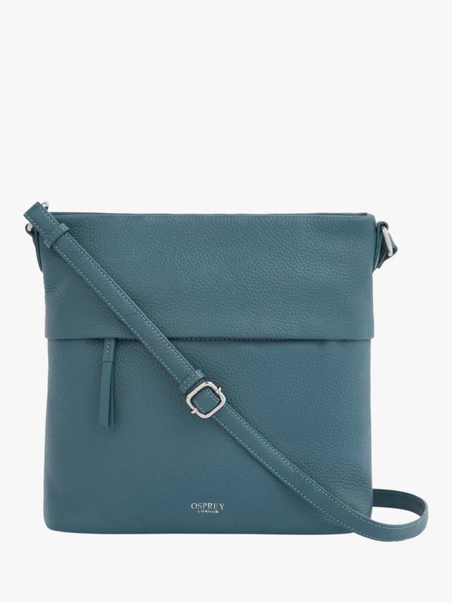 

Кожаная сумка Lyra через плечо OSPREY LONDON, Teal