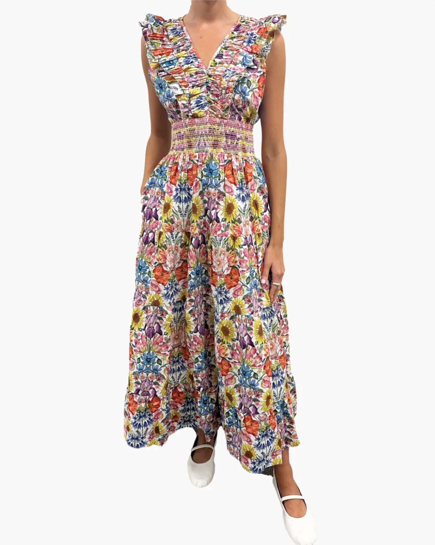 

Платье миди Maribel с цветочным принтом Muse LOVE THE LABEL, Floral Muse Print