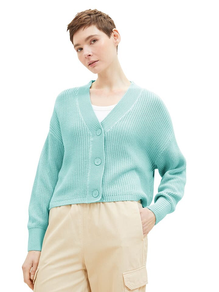 

Кардиган TOM TAILOR Denim, бирюзовый