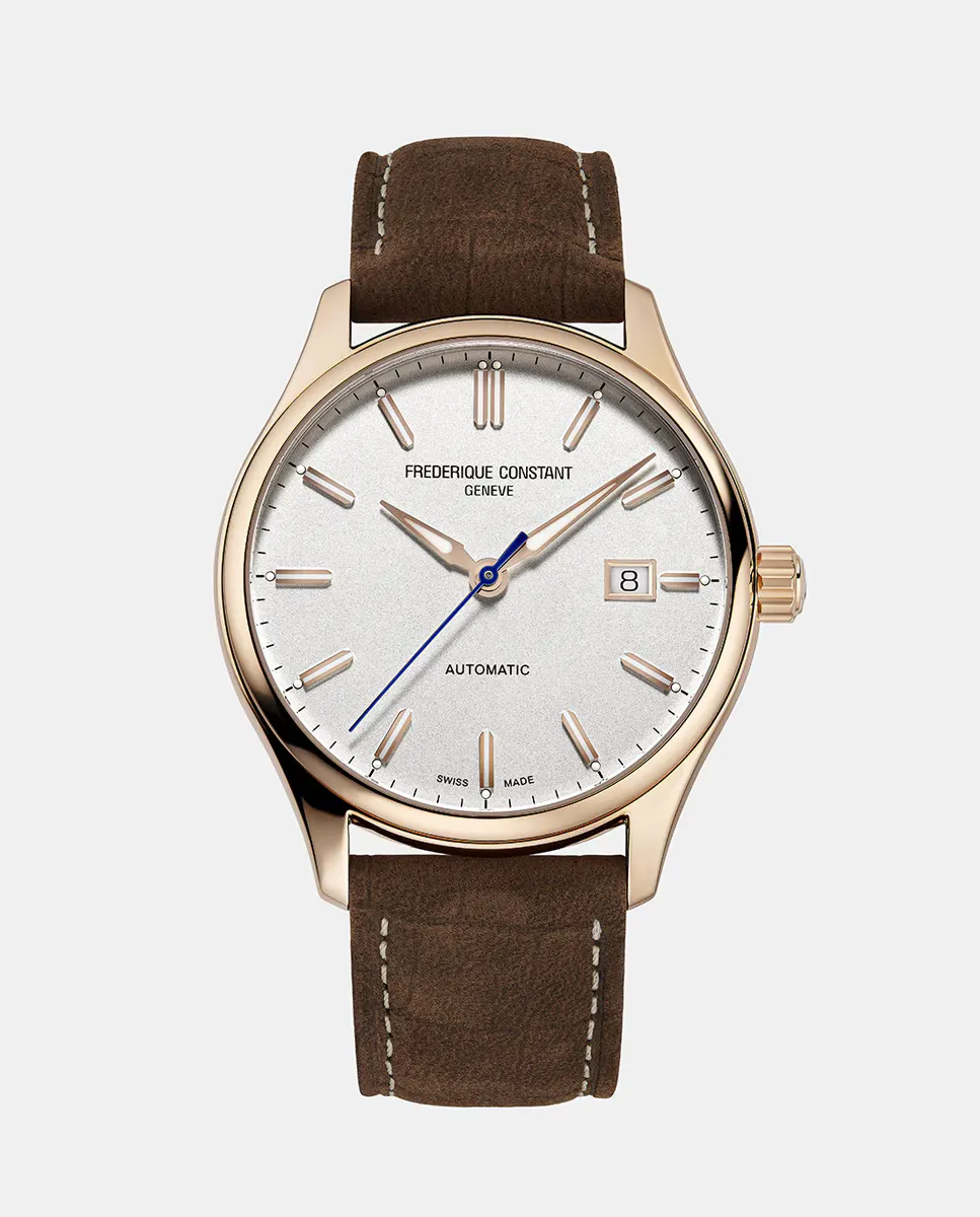 

Classics Index FC-303NV5B4 Автоматические мужские часы из коричневой кожи Frederique Constant, коричневый