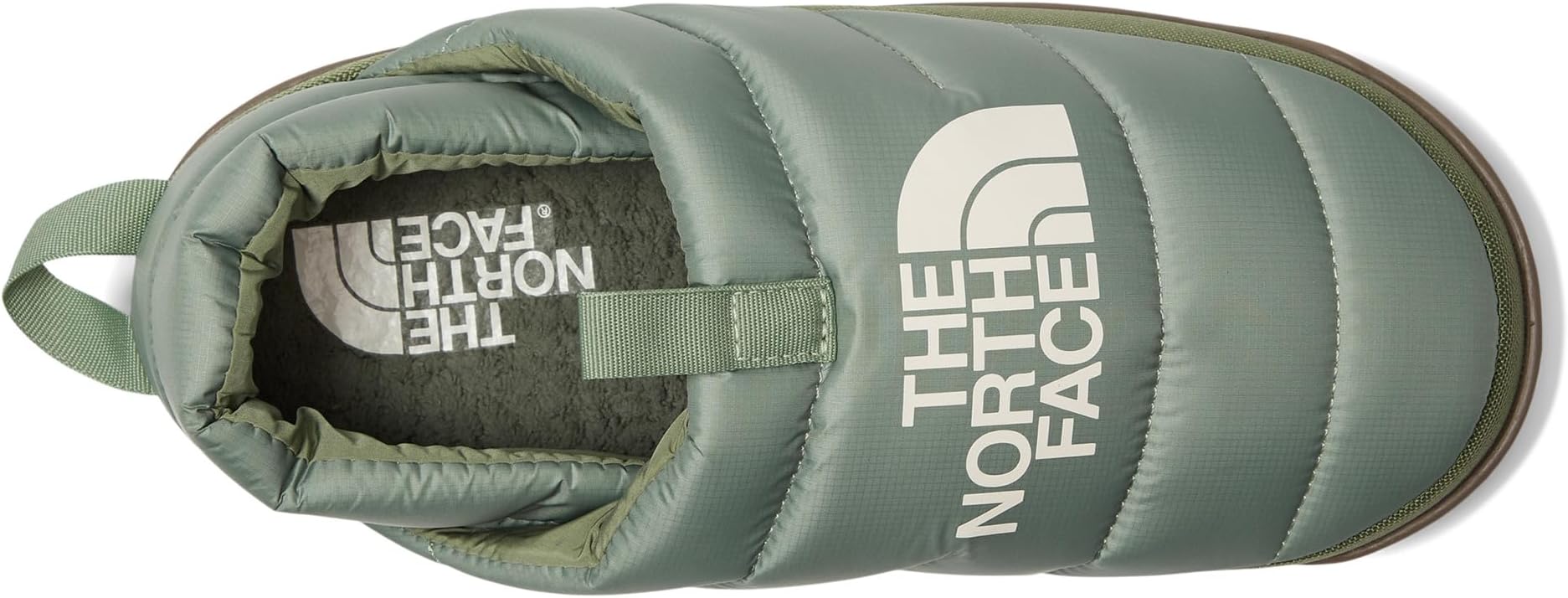 Тапочки The North Face Women's Nuptse Mule, Slate Moss/Bark Mist — фото 2