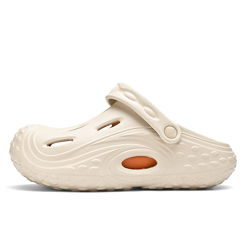 

NANJIREN Клоги унисекс бежево-оранжевые, цвет Beige Orange