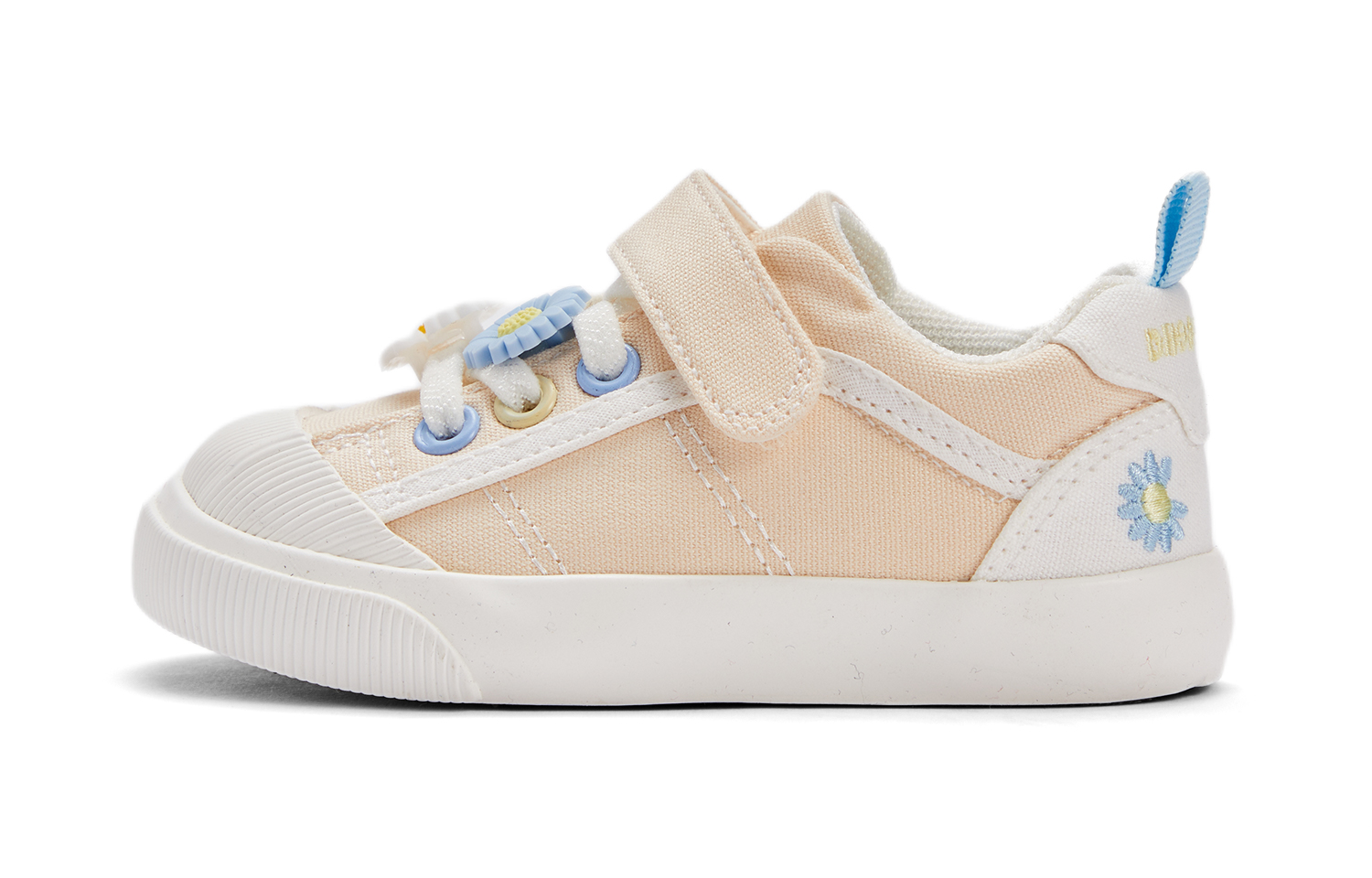 

Детские противоскользящие износостойкие дышащие легкие низкие кеды Kids Canvas Shoes DAVE&BELLA, Apricot