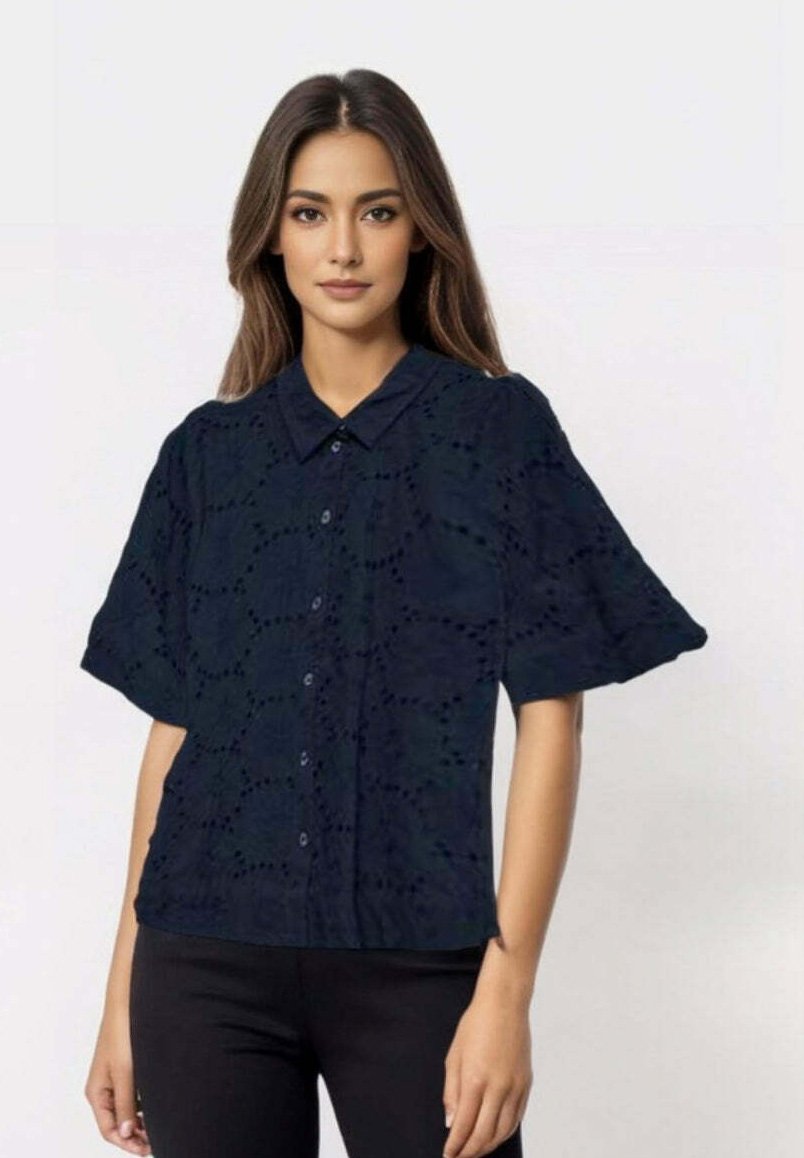 

Блузка на пуговицах Vero Moda, синий