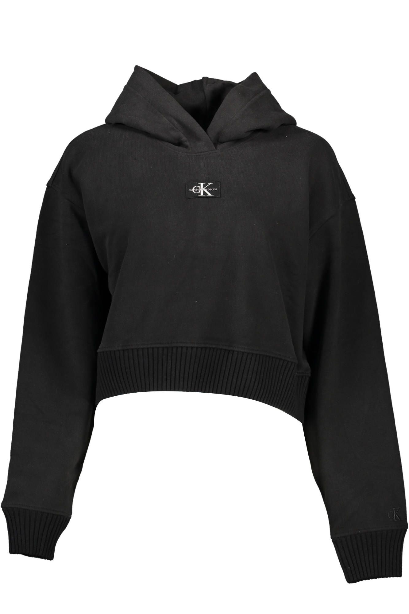 

Черный хлопковый женский свитер Calvin Klein