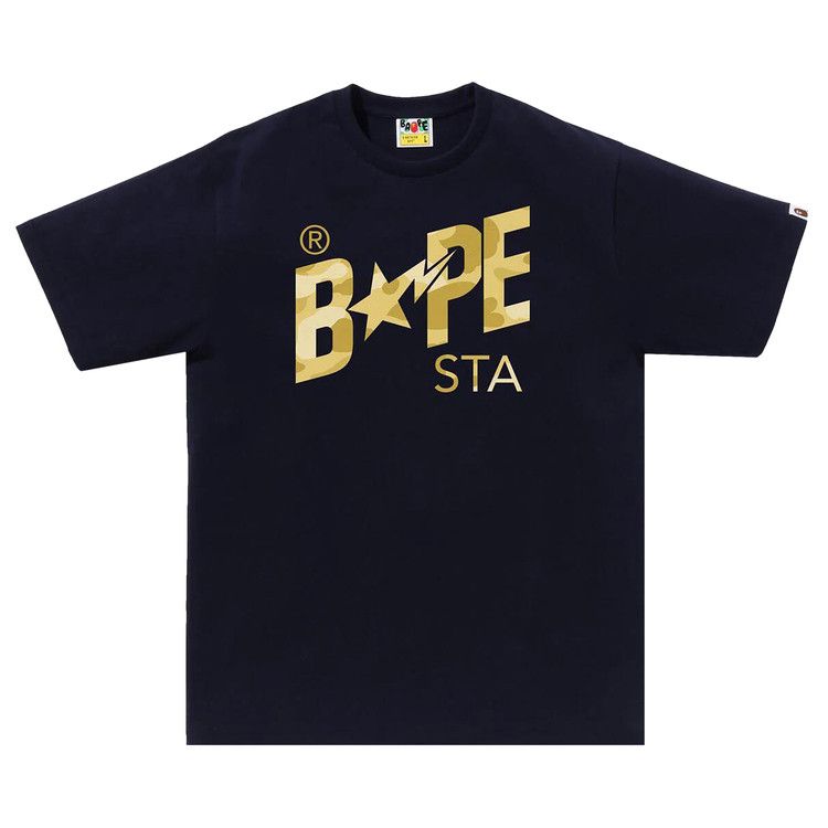 

Футболка BAPE Color Camo Bape Sta Logo Tee, Navy