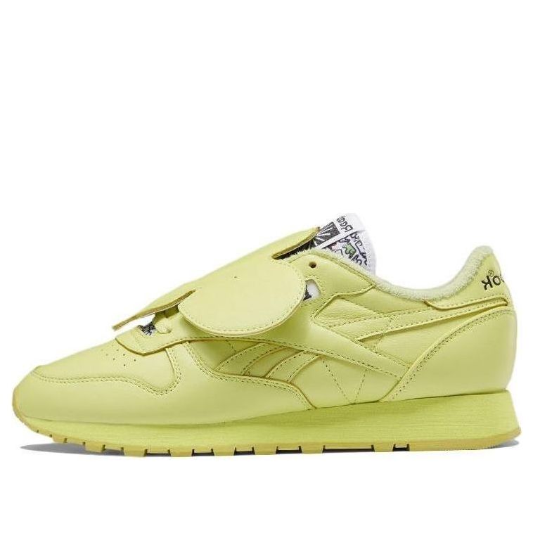 

Беговые кроссовки Reebok Eames Office x Classic Leather 'Eames Elephant - Cool Aloe', черный