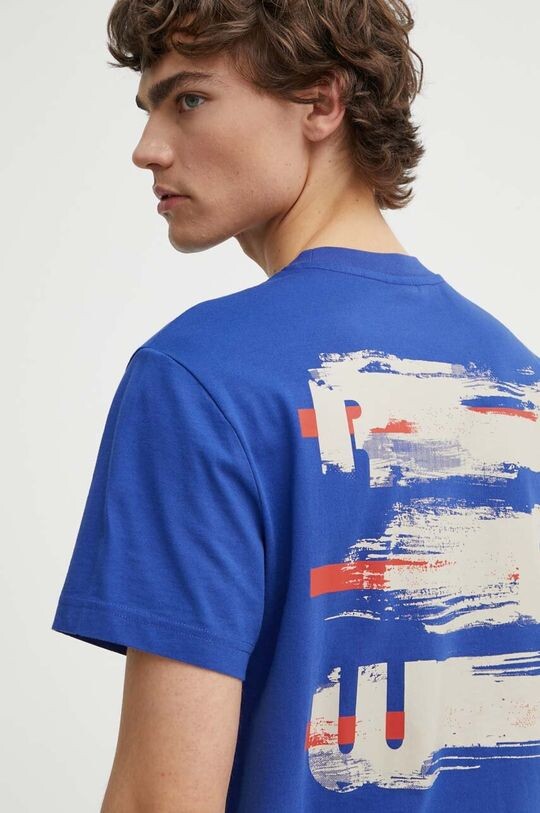 

Хлопковая футболка G-Star Raw, синий