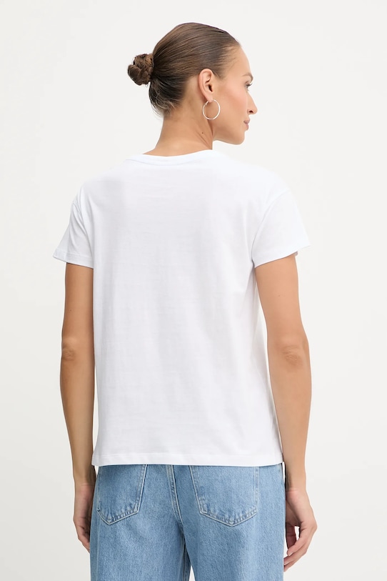 

Хлопковая футболка Armani Exchange, белый
