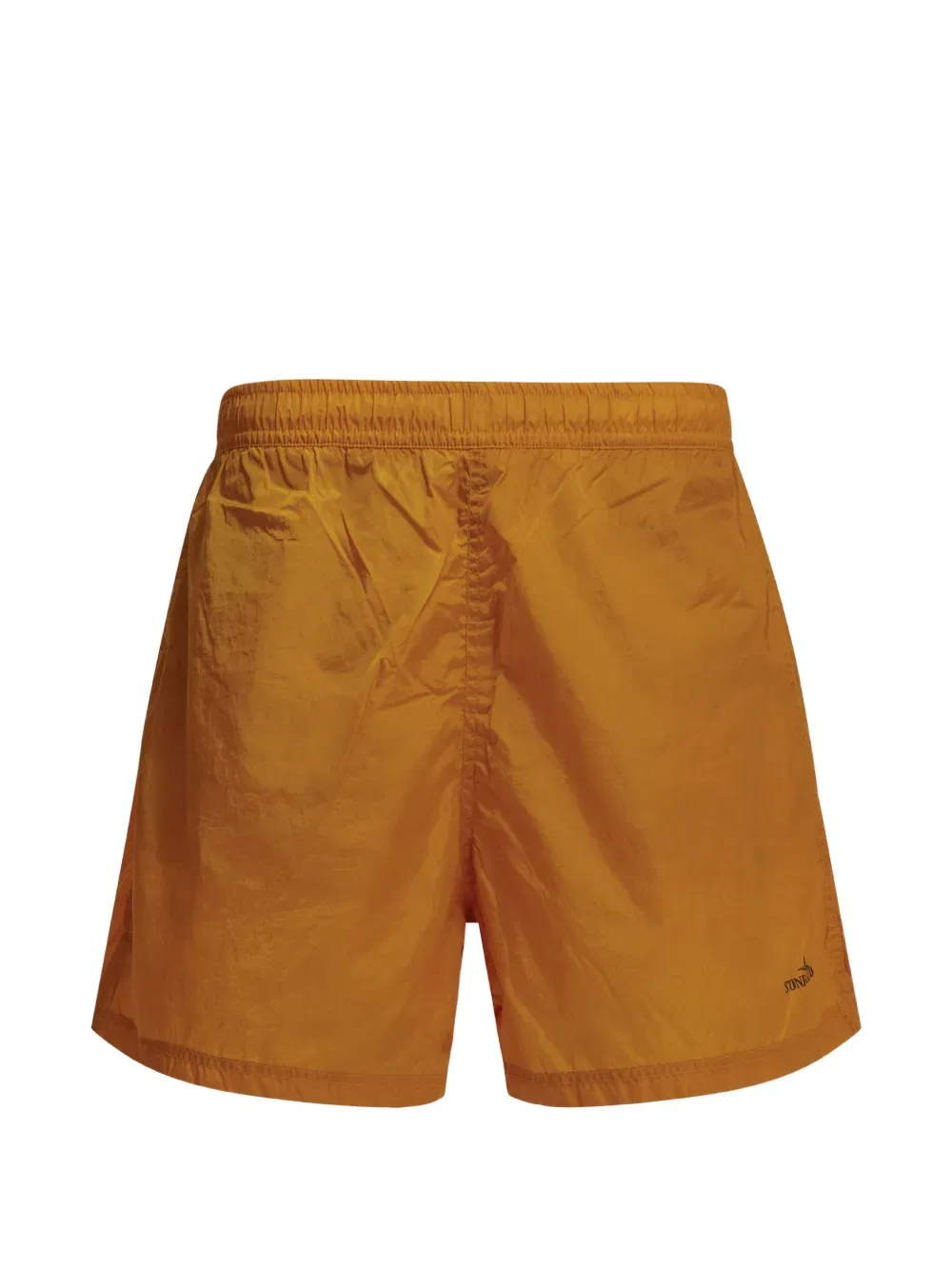 Пляжные шорты с логотипом Stone Island, оранжевый