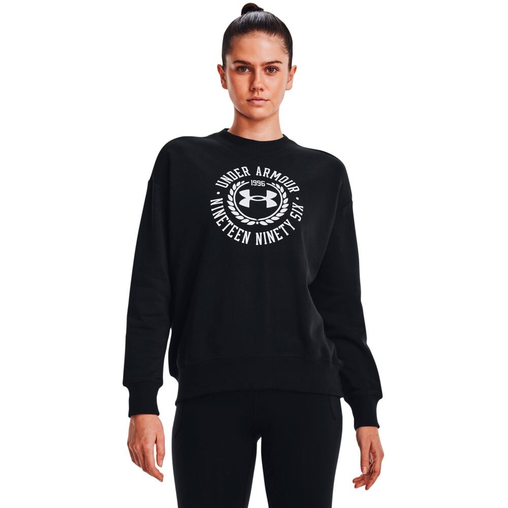 

Толстовка Under Armour Rival Fleece Crest Grp Crew, черный