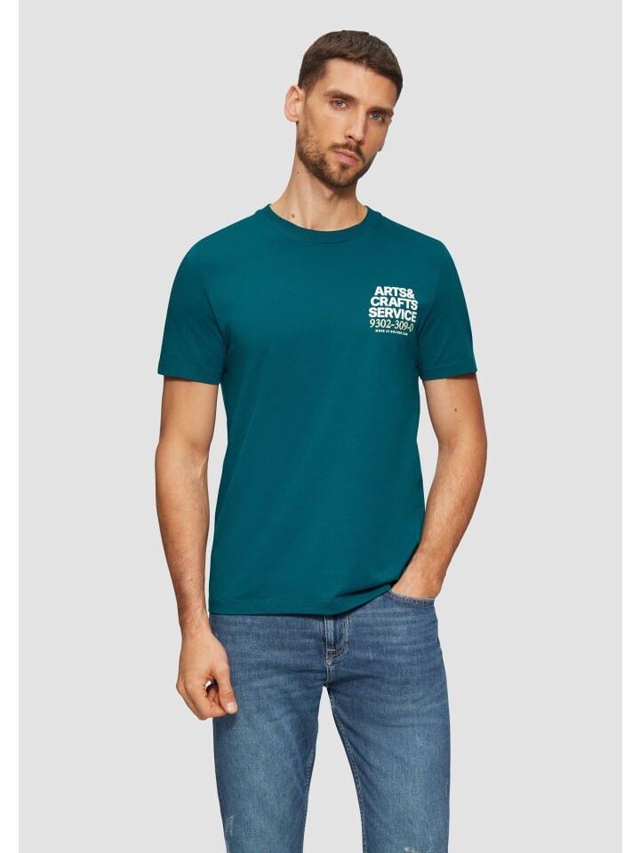 

Футболка s.Oliver T-Shirt kurzarm, цвет Petrol