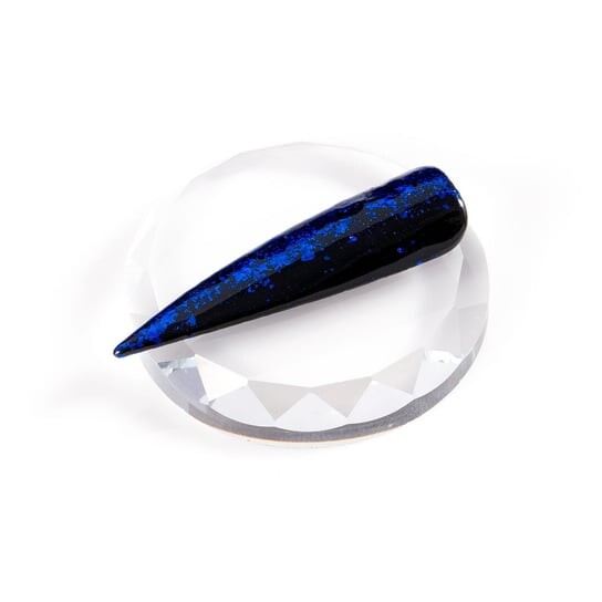 АЛЮМИНИЕВЫЕ хлопья для декора Platinum Flake цвет № 6 DARLING BLUE (cb05) - баночка 3мл + кукла, AllePaznokcie — фото 4
