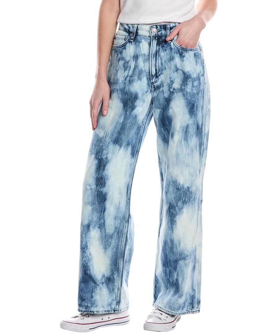 

Rag & bone Логан Индиго Акварельные Широкие Джинсы