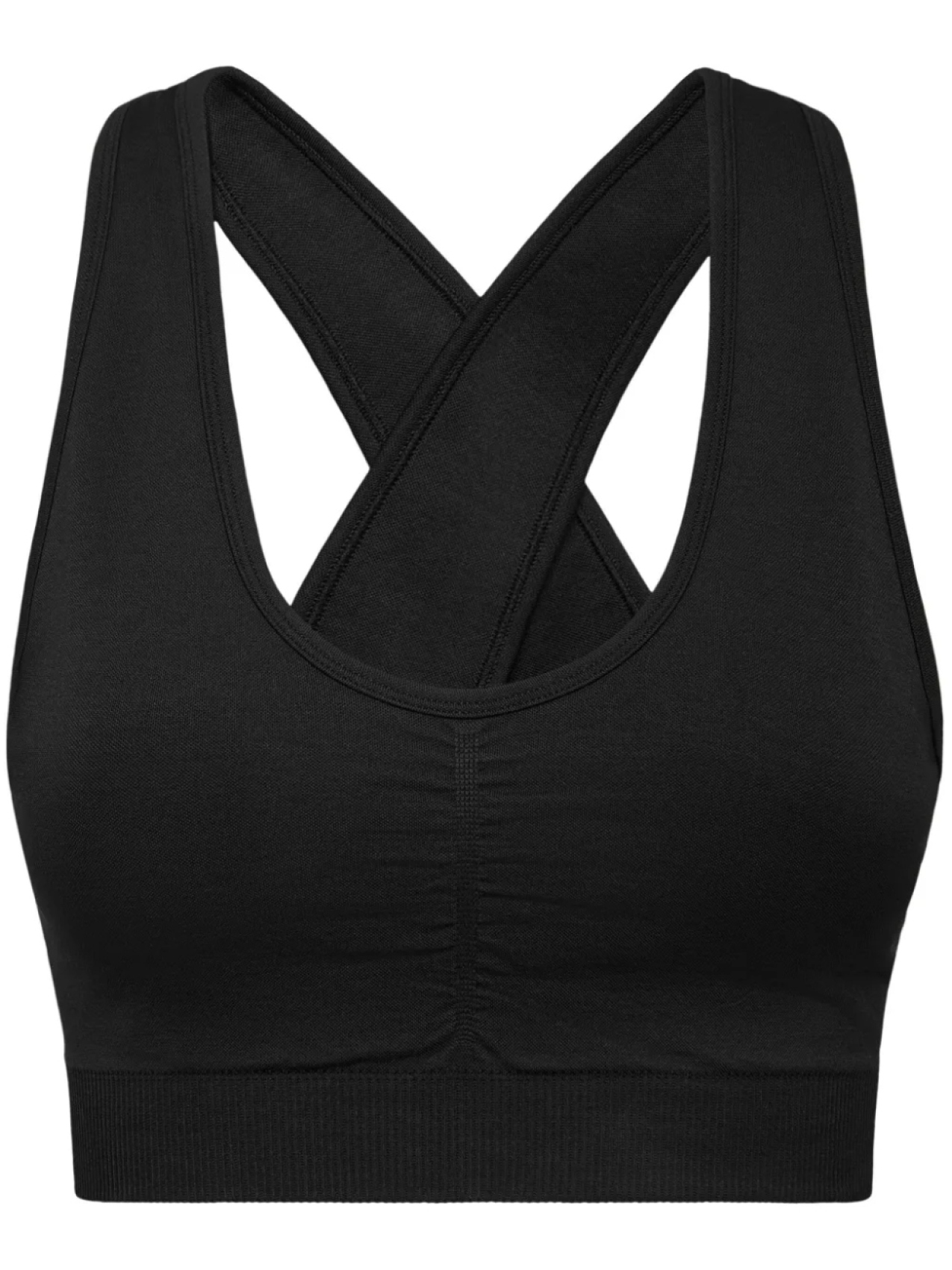 

Plein Sport бесшовный спортивный бюстгальтер с широкими бретелями, черный