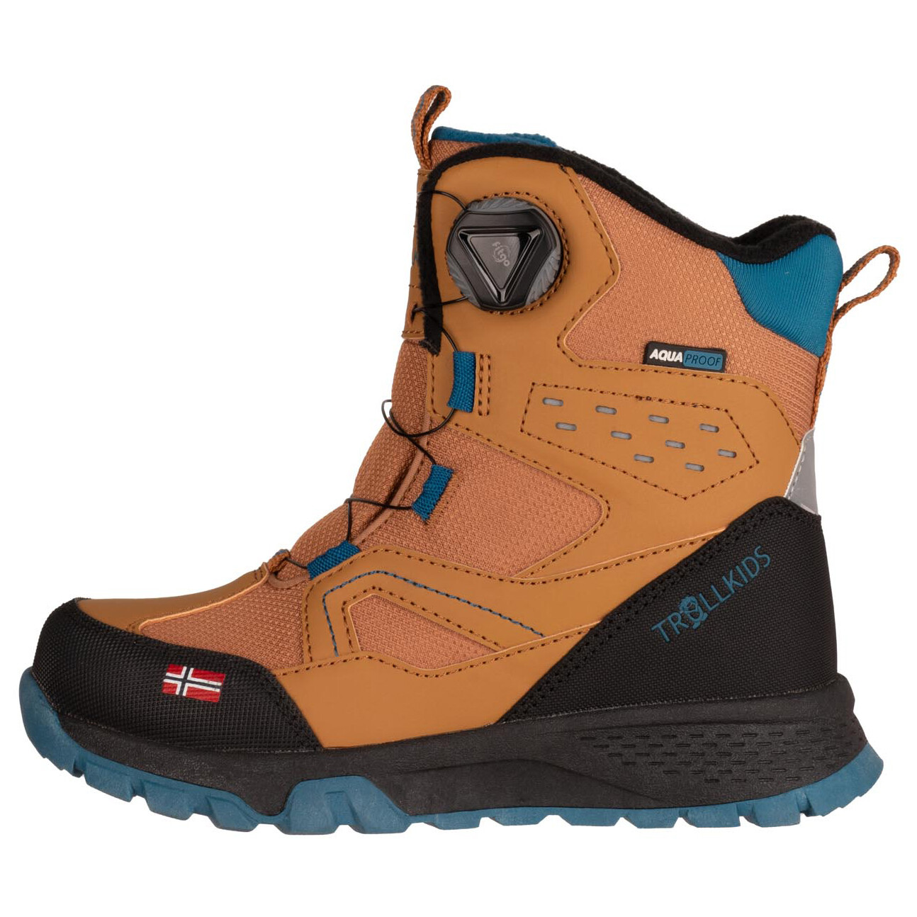 

Зимняя обувь Trollkids Kirkenes Winter Boots, цвет Almond/Dark Marine