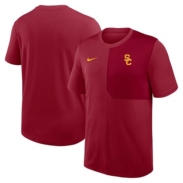 

Мужская футболка USC Trojans 2025 Sideline UV Performance Coach Nike