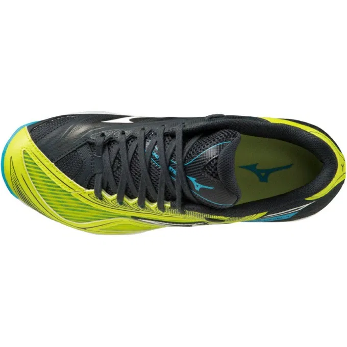 Кроссовки для настольного тенниса «Wave Medal 7» от Mizuno, Ye/Bk/Lbl — фото 4