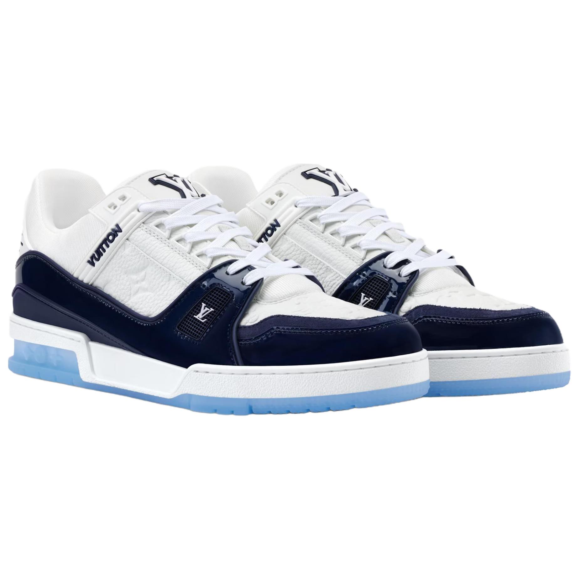 LOUIS VUITTON Тренировочные кроссовки low top для скейтбординга мужские sea blue — фото 4