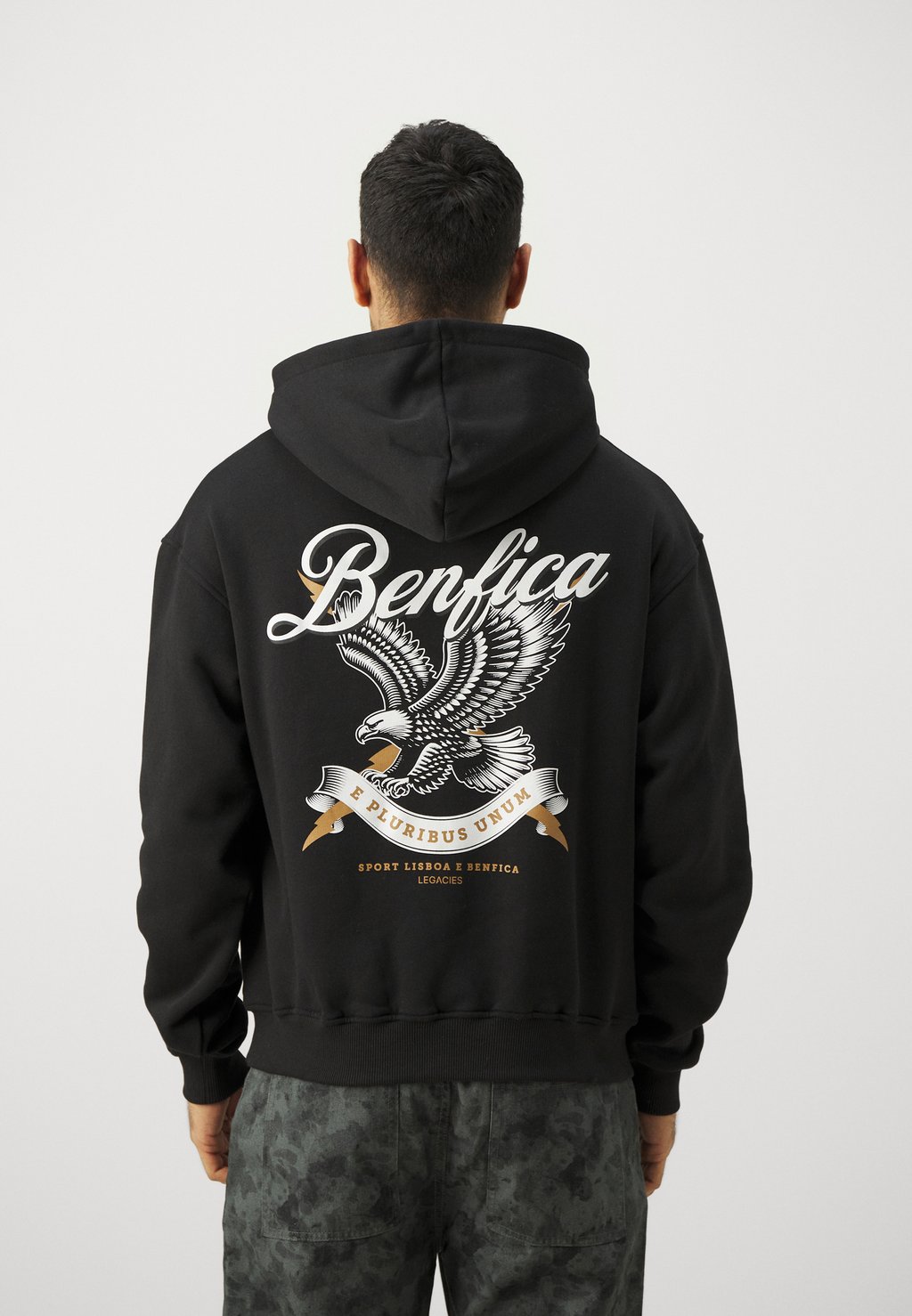 

Толстовка с капюшоном BENFICA ROCK HOOD Legacies, черный
