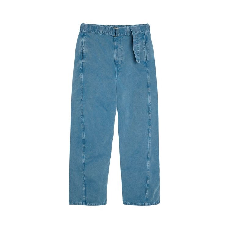 

Брюки Lemaire Twisted Belted Pants Light Blue, синий