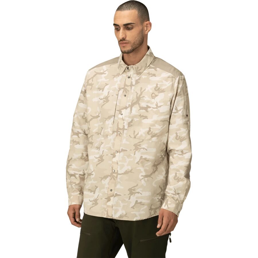 

Рубашка Femund Light - мужская Norrona Norrona, Beige Camo