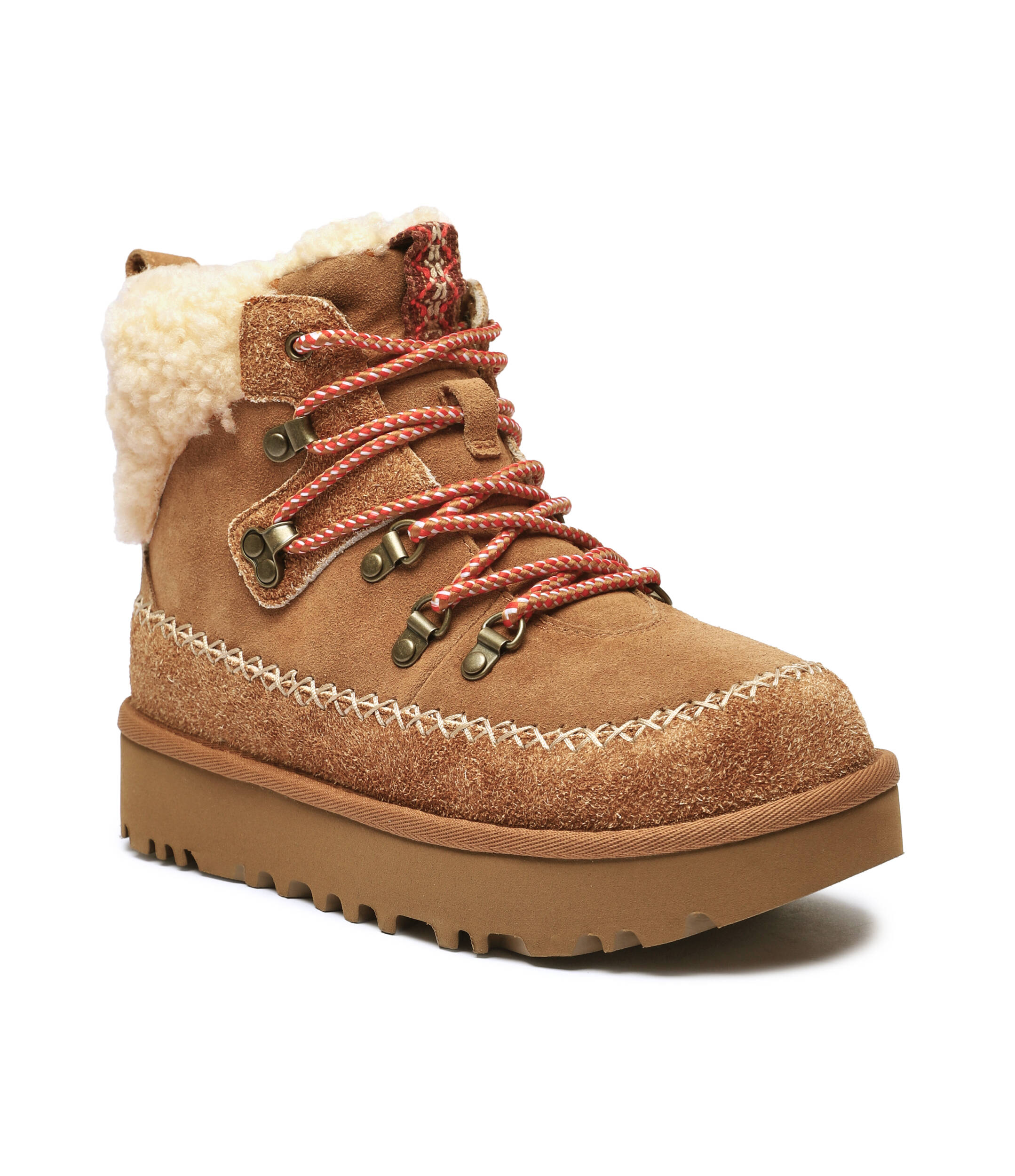 Ботинки зимние UGG Classic Alpine, коричневый