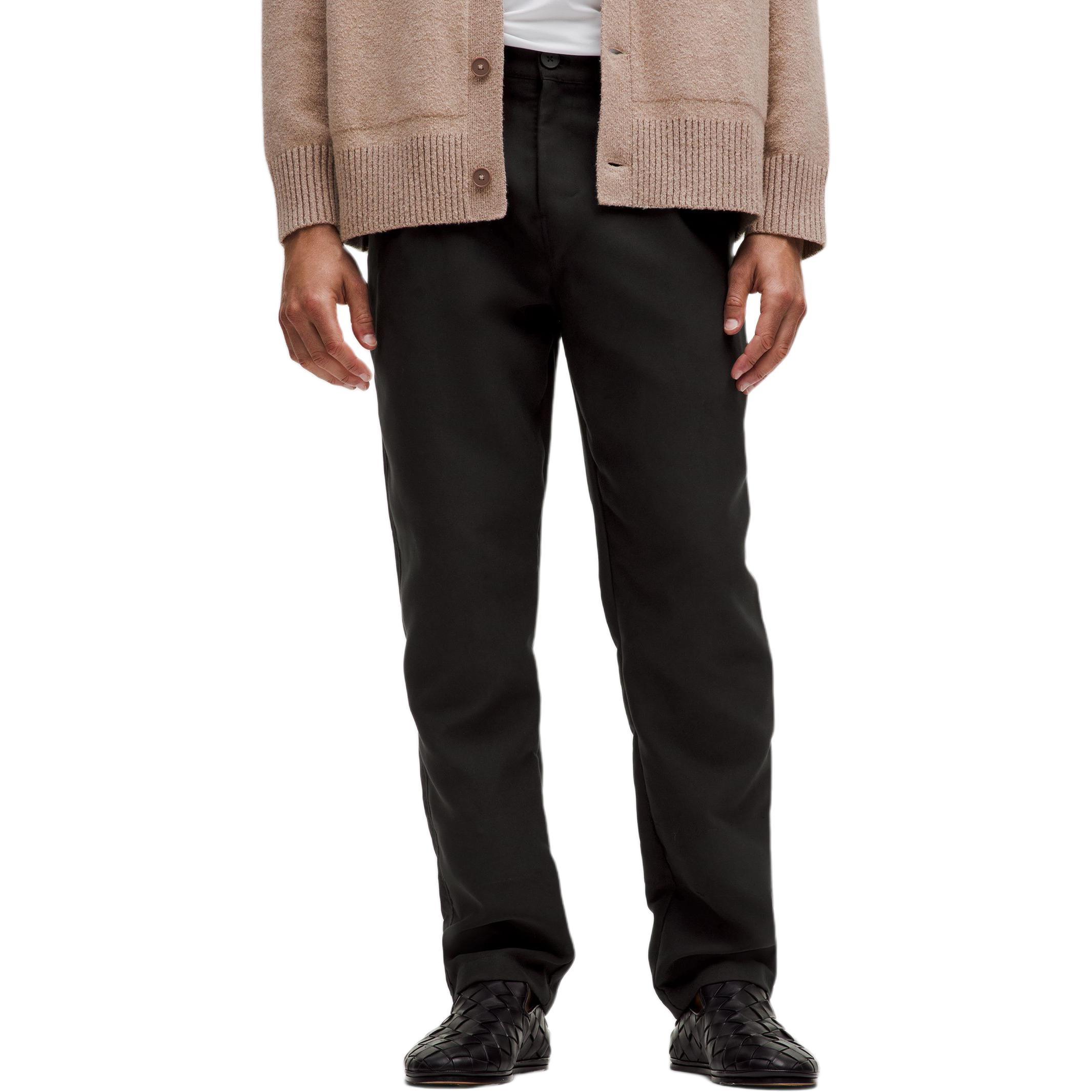 

Мужские замшевые повседневные брюки Lululemon, черный