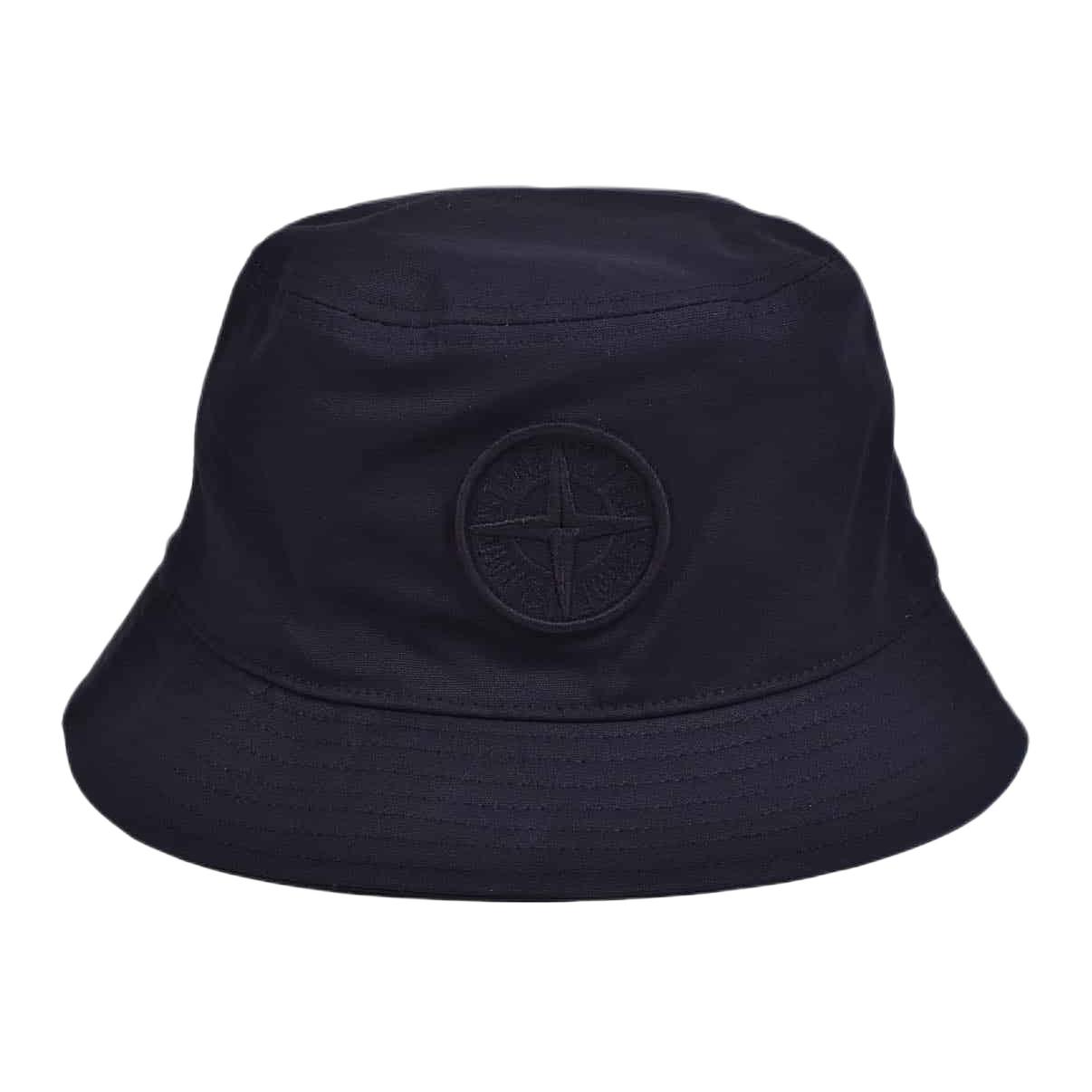 

Хлопковая шляпа-ведро мужская STONE ISLAND, темно-синий
