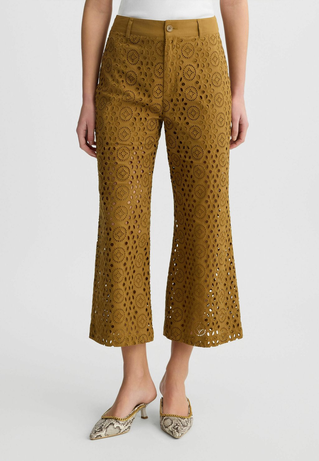 

Брюки CROPPED LIU JO, коричневый