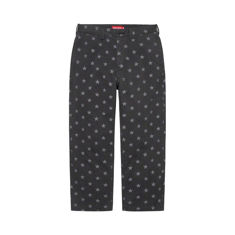 

Брюки Supreme Chino Pant, Grey Stars