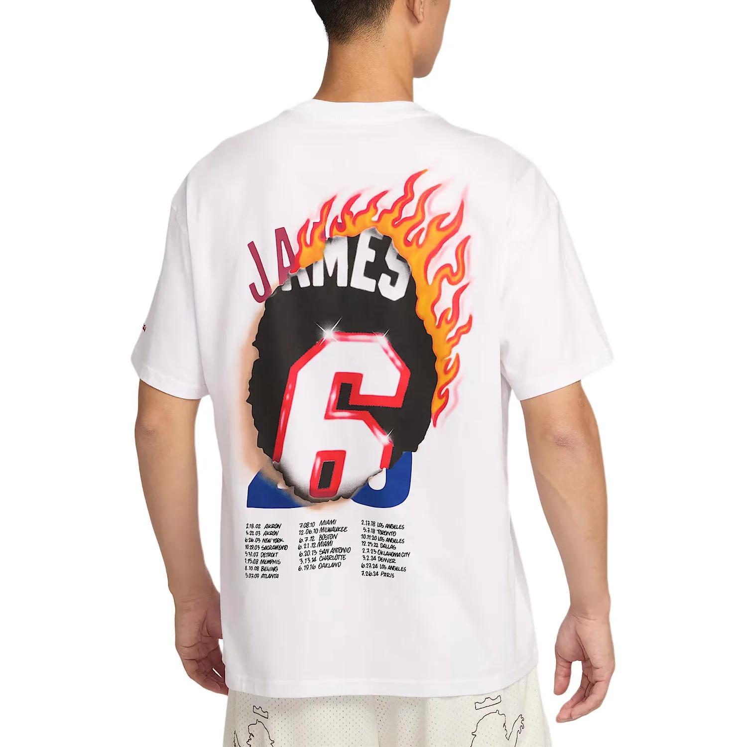 Футболка LeBron 'Good Intentions' мужская Nike, белый
