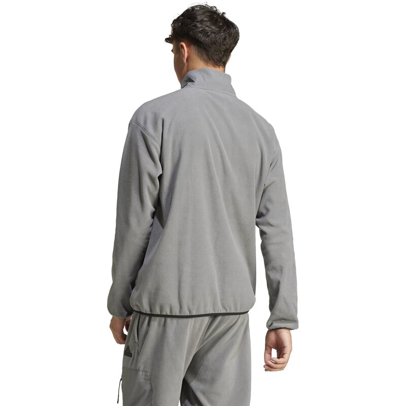 Rolli city escape флис с застежкой-молнией 1/2 Adidas, цвет grefou — фото 3