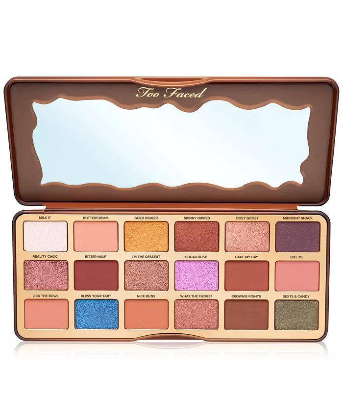 

Палитра теней для век Better Than Chocolate с добавлением какао Too Faced, цвет Chocolate