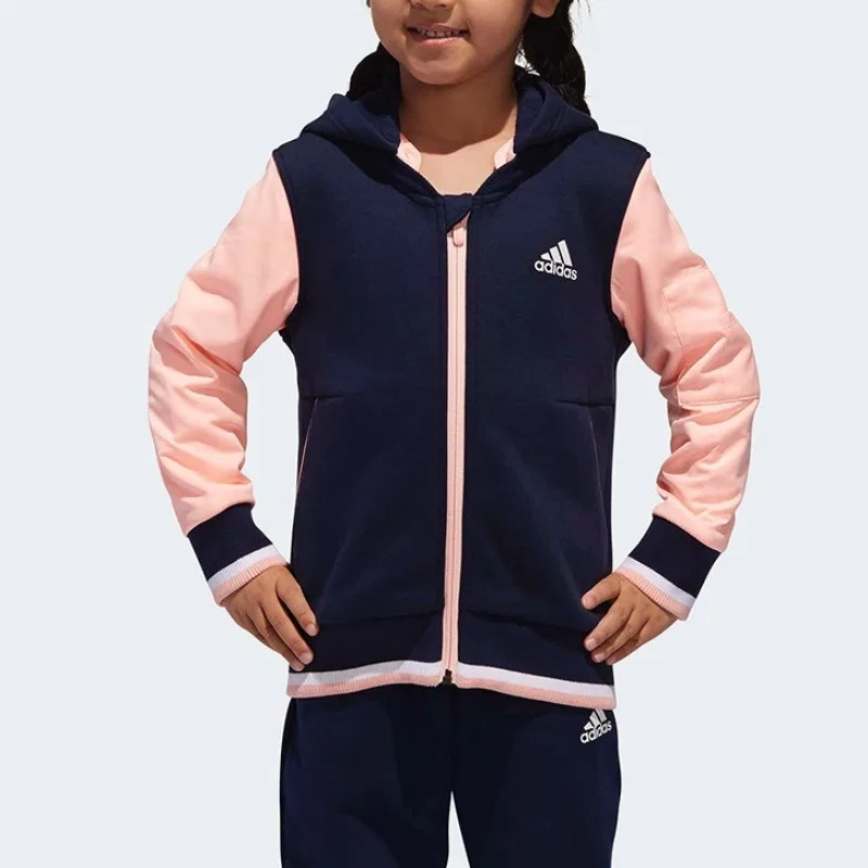 Куртка детская с капюшоном Adidas Navy Blue — фото 4