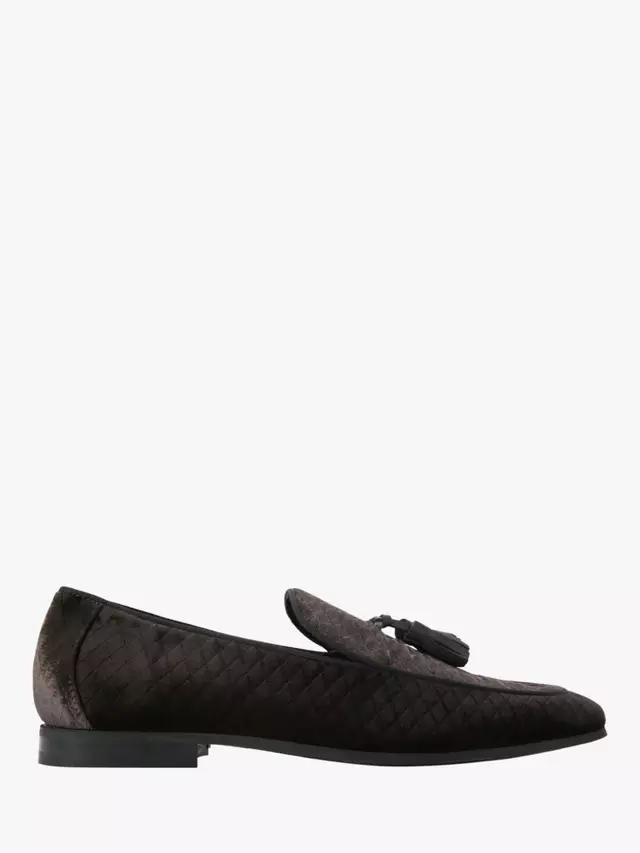 

Лоферы Kurt Geiger London Henry Quilted Velvet Tassel, коричневый