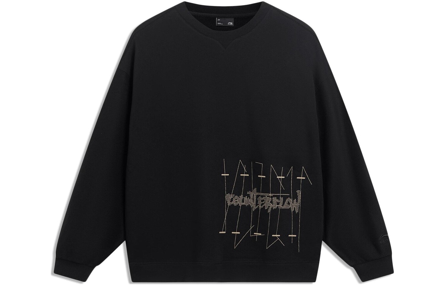

CF Толстовка унисекс черная Lining, черный