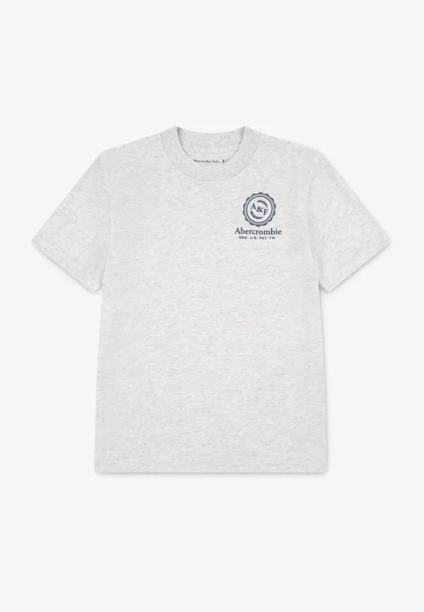 Футболка с принтом Abercrombie & Fitch, Light Grey Heather — фото 4