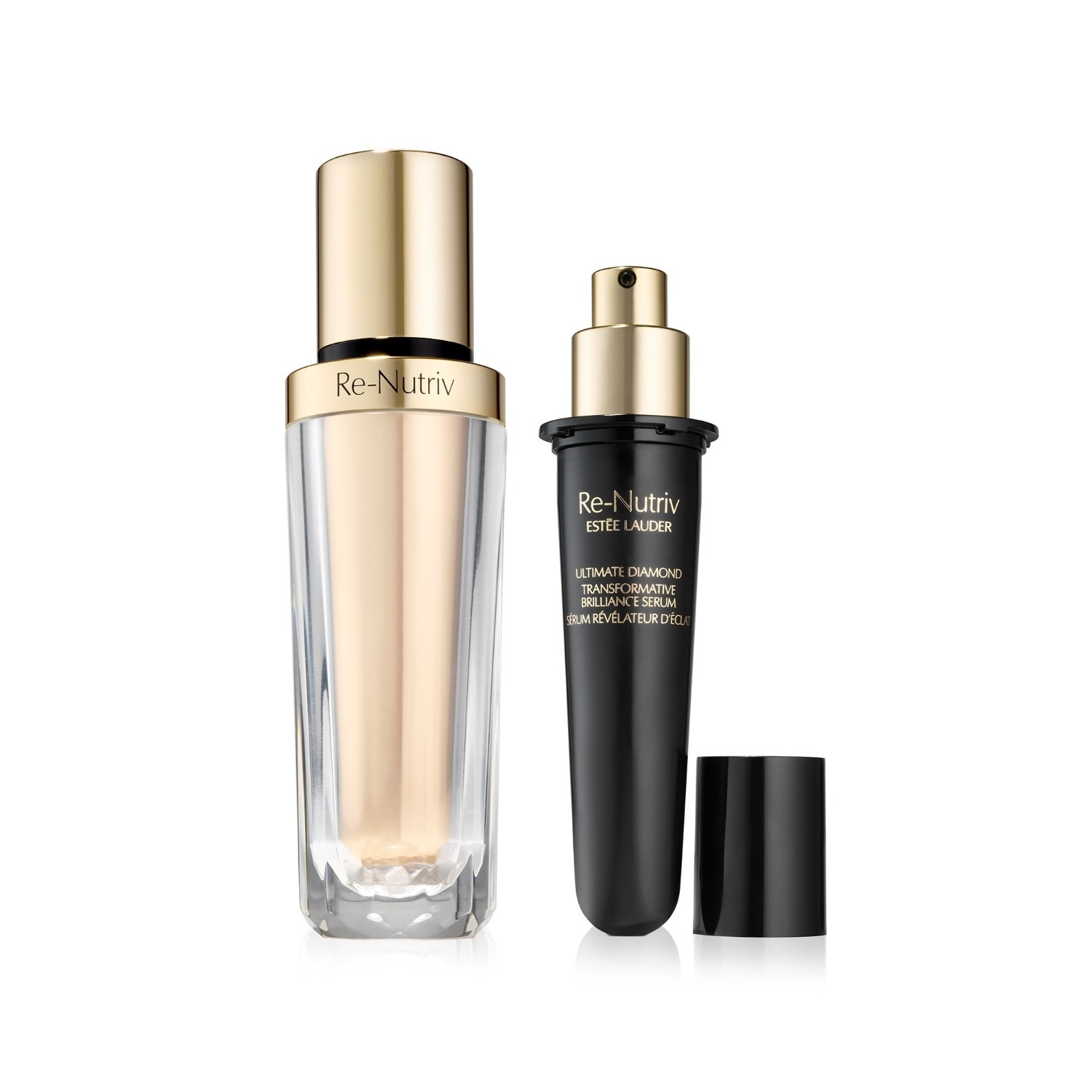 Сыворотка для лица re-nutriv pflege ultimate diamond transformative brilliance serum Estee Lauder, объем 30 мл - refill — фото 2