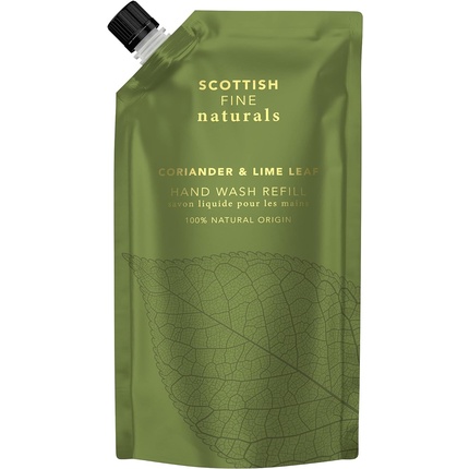 

Scottish Fine Naturals Ручной гель для мытья рук с экстрактом кориандра и листьев лайма, обогащенный витамином B5, 600 мл Scottish Fine Soaps