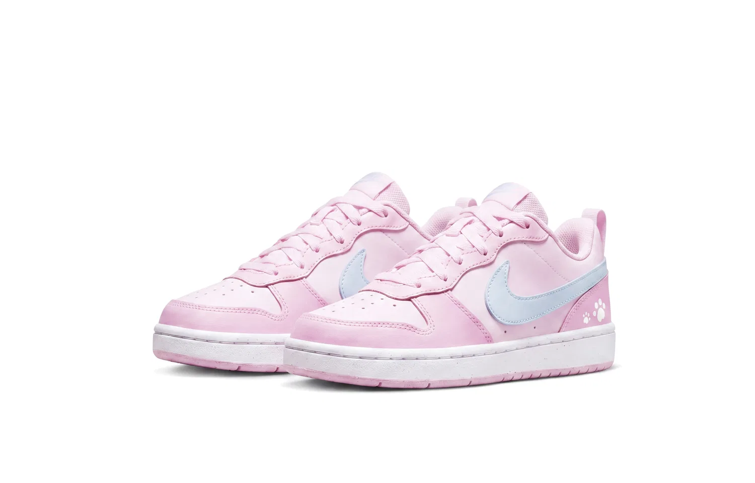 Кроссовки скейтбординговые низкие Nike Court Borough Salty Or Sweet для детей розовый — фото 4