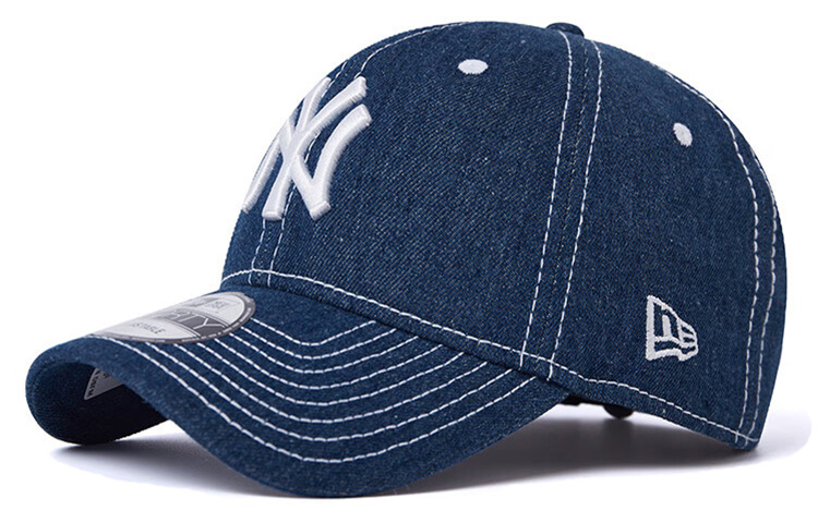 

New Era Хлопковая бейсболка унисекс, Dark Denim Blue