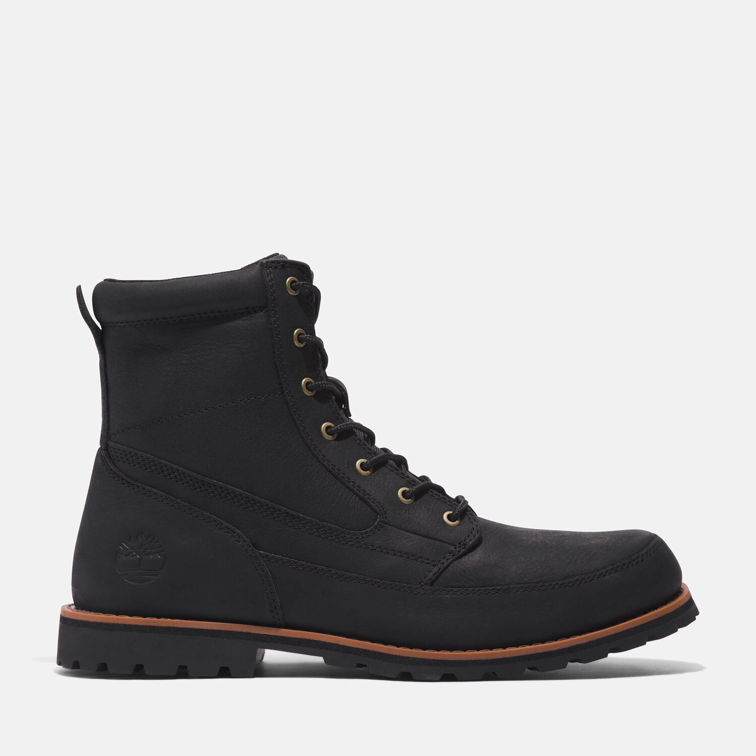 

Мужские 6-дюймовые ботинки Attleboro Timberland, цвет Black Full-Grain