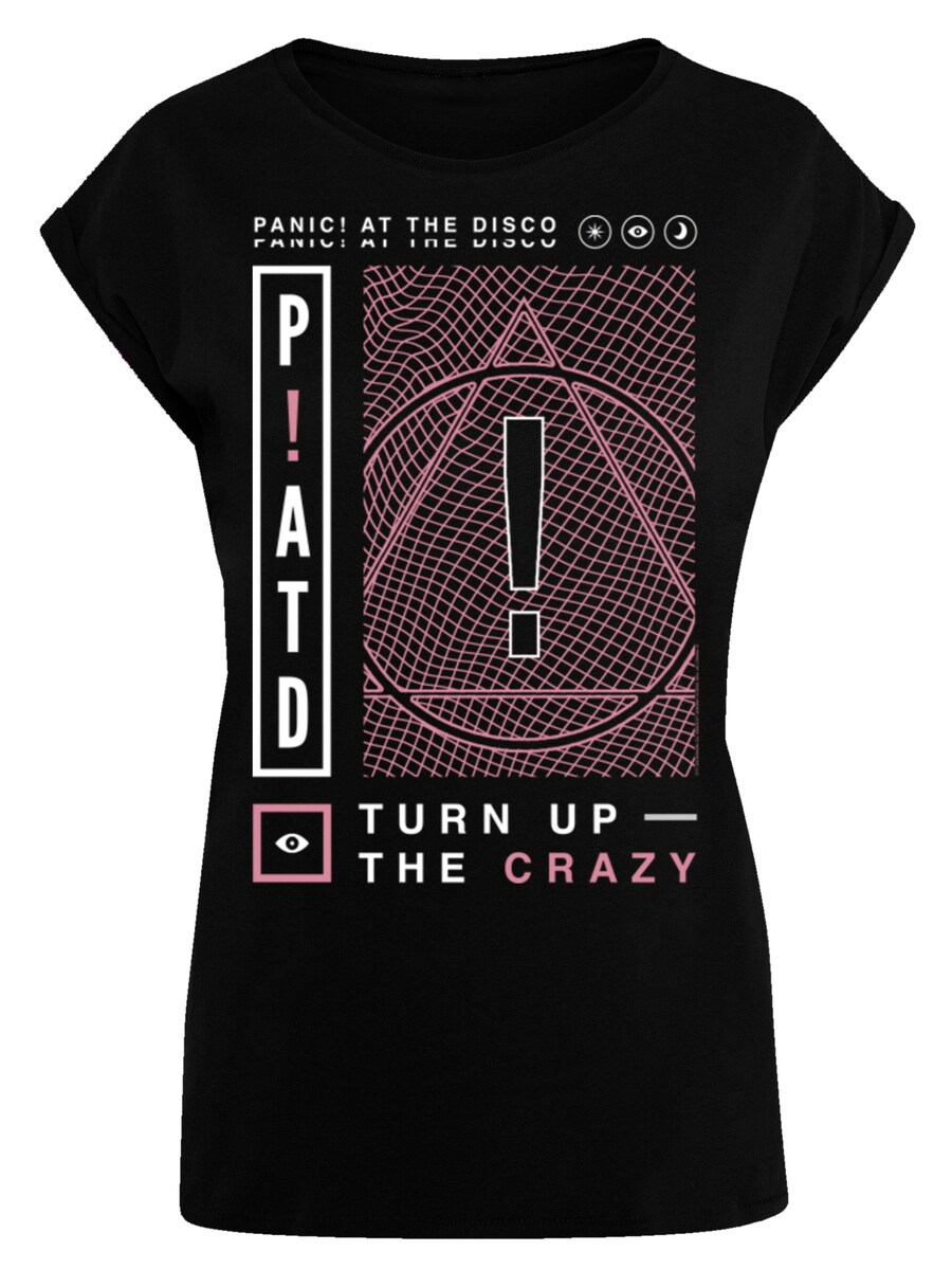 

Рубашка F4NT4STIC Panic At The Disco Turn Up The Crazy, черный