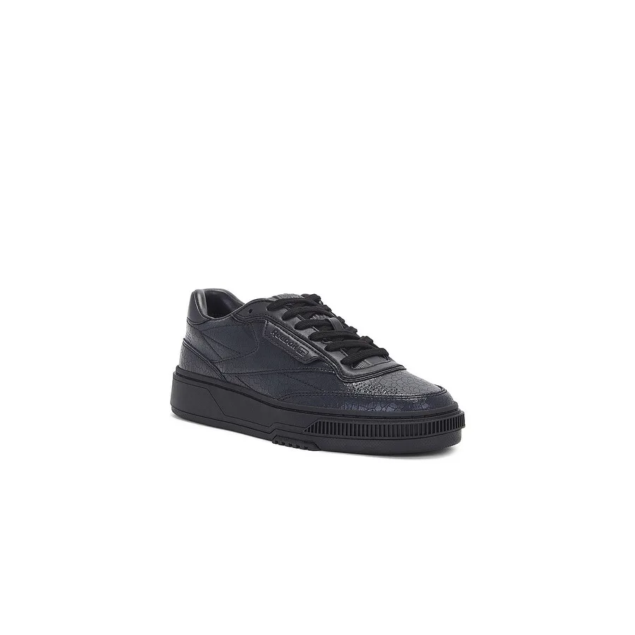 Кроссовки Reebok Club C LTD из потрескавшейся кожи, черный — фото 2