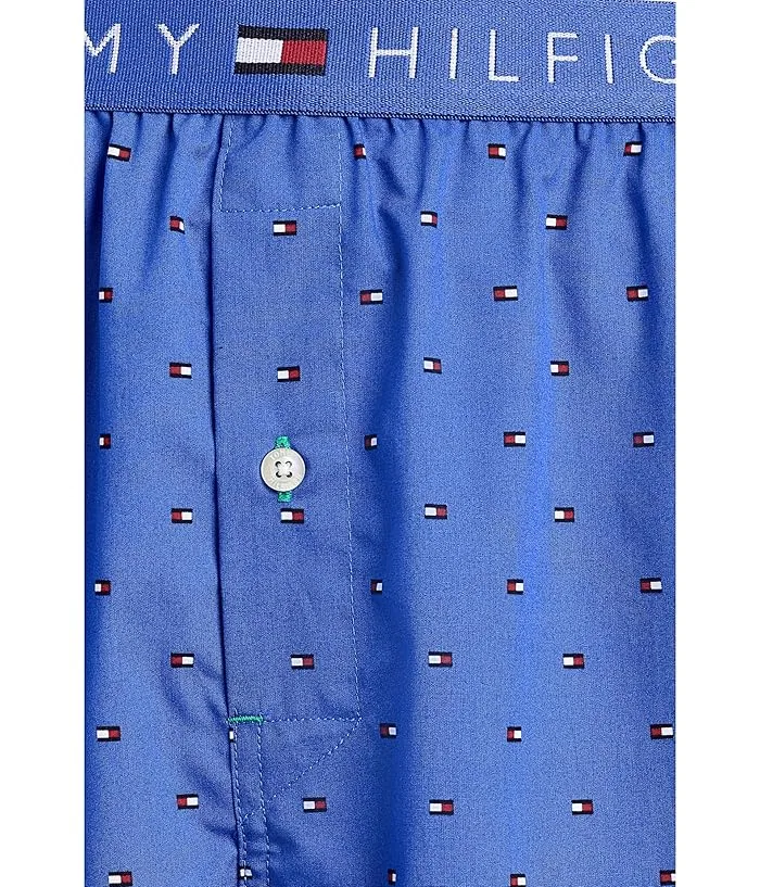 Боксеры Tommy Hilfiger Woven Boxer, Dazzling Blue Micro Flag — фото 3