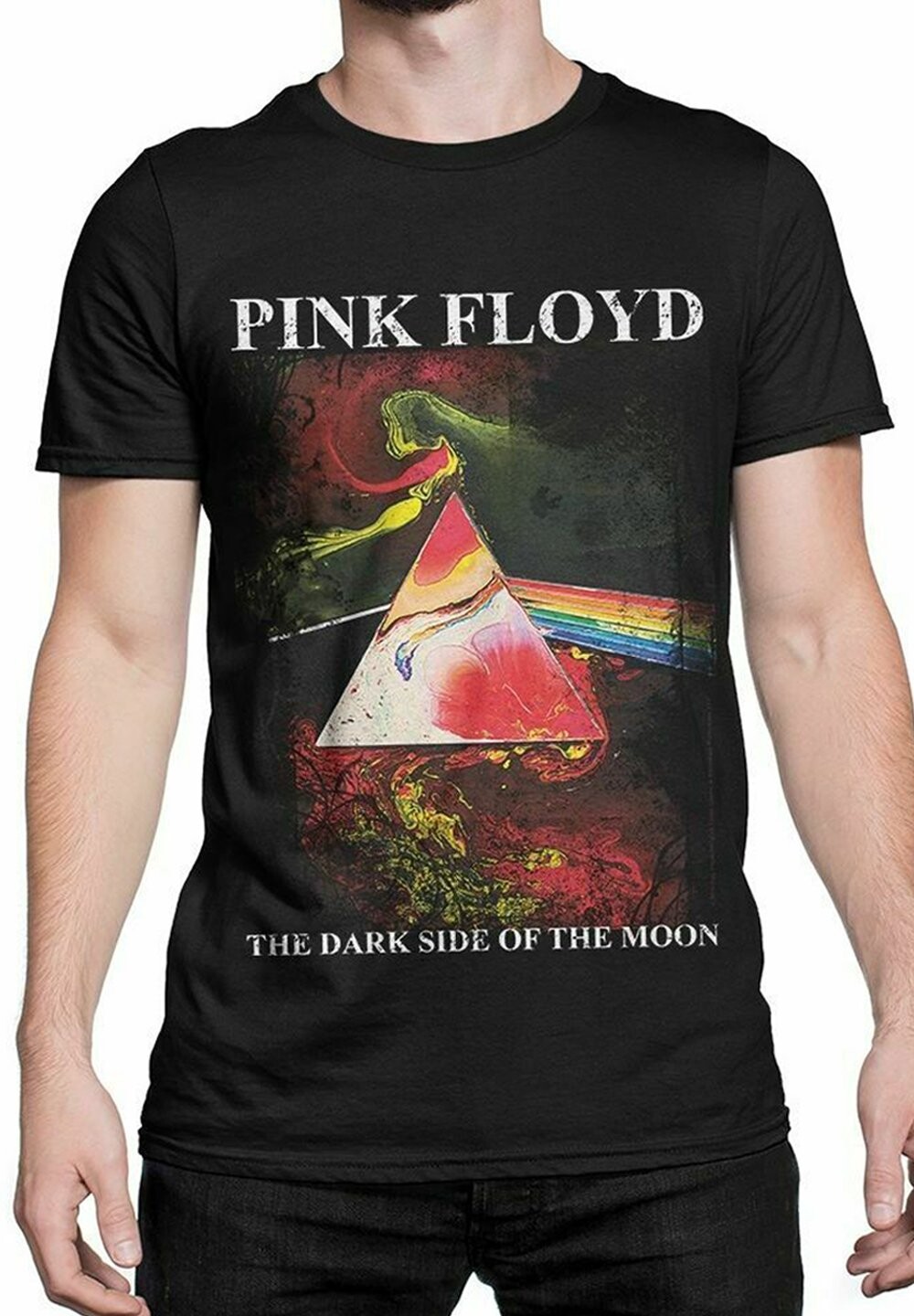 

Футболка с принтом FLOYD- DARK SIDE OF THE MOON ART rockshirts, черный