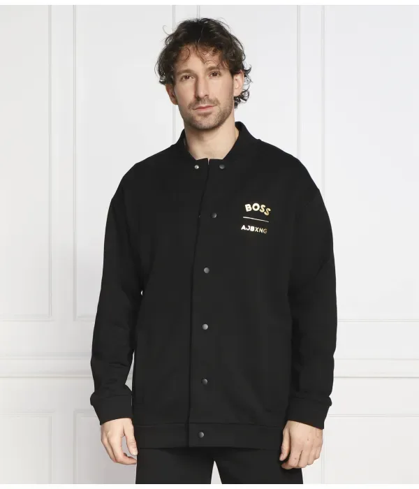 Толстовка Samoo AJ AJBXNG regular fit Boss Green, черный — фото 3