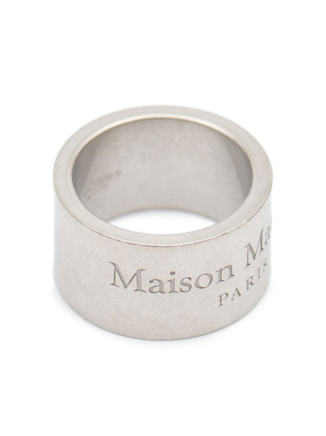 

Кольцо с логотипом Maison Margiela, серебряный