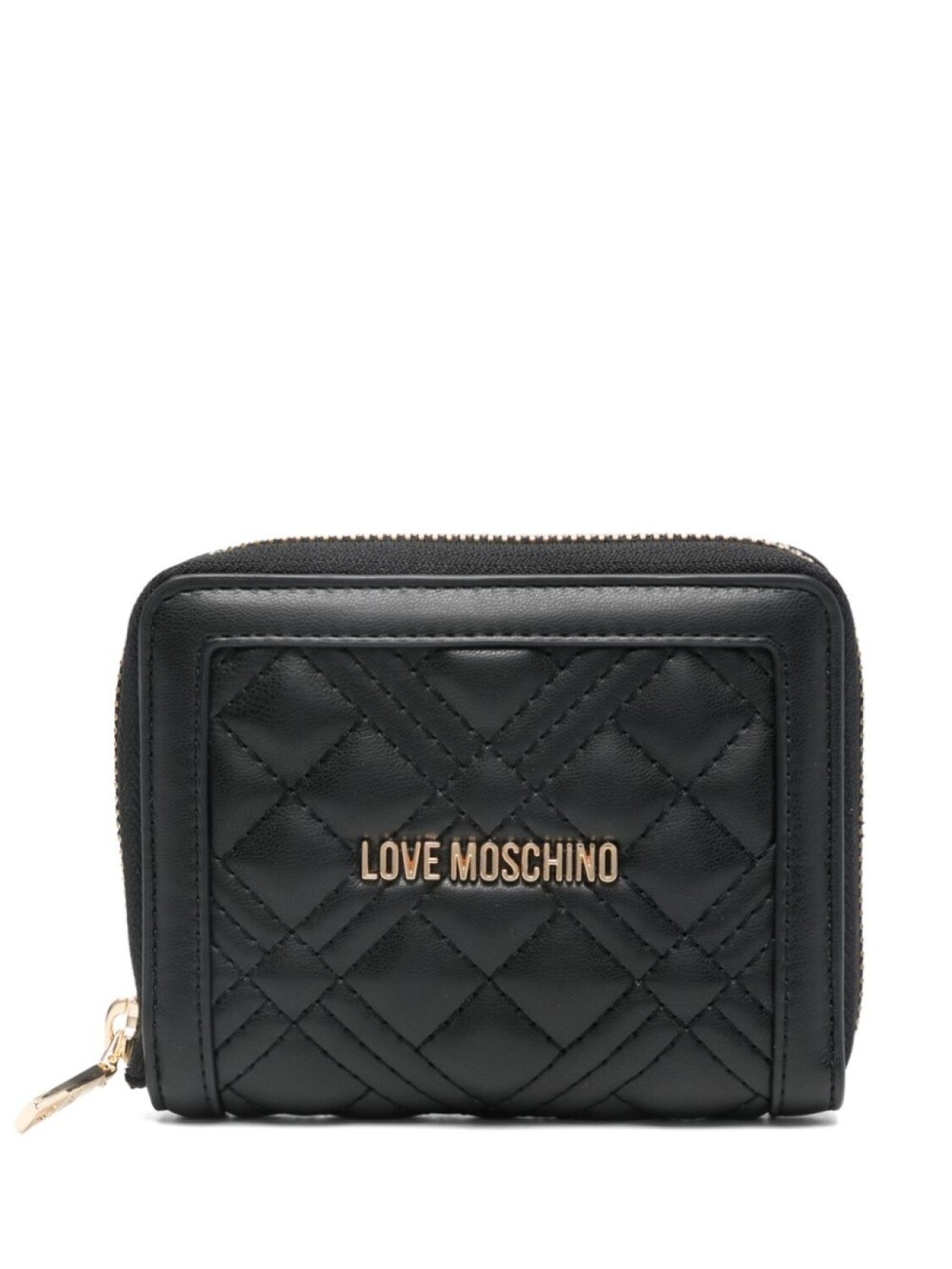 

Кошелек Love Moschino из матлассе, черный